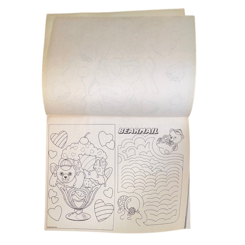 90s Vintage Lisa Frank Activity Tablet Fun Set with Stickers - Picture 10 of 10